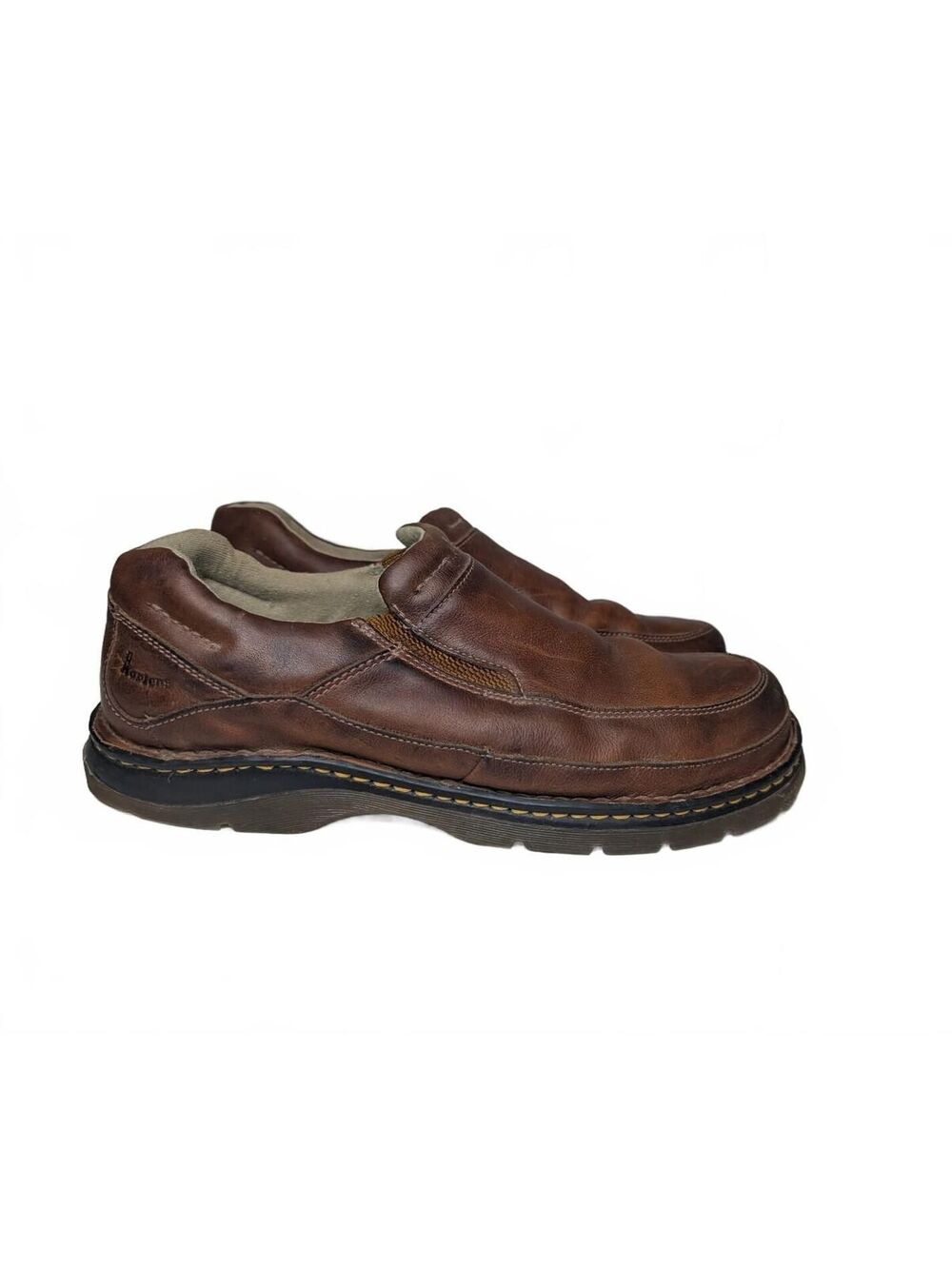 VTG Dr. Martens 8B79 Brown Leather Slip-On Loafers Men's US Size 14